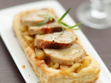 Tartelettes Poires et Boudin blanc