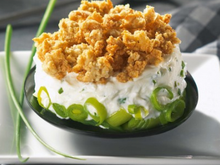 Gratin extra croustillant de poireaux et fromage frais