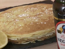 Pâte à crêpes au rhum