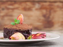 Gâteau à la mousse au chocolat gourmand