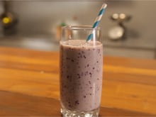 Smoothie à la myrtille