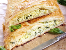 Feuilletés chèvre et épinards