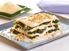 Lasagnes de poulet aux épinards et ricotta