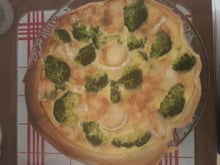 Quiche au chèvre et brocolis