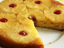 Gâteau renversé à l'ananas classique