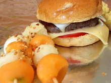 Cheeseburger au Roquefort