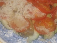 Charlotte de riz aux courgettes