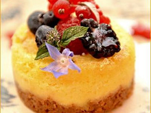 Cottage cheese-cake aux fruits rouges rapide