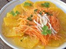 Salade de carottes à l'orange et au gingembre