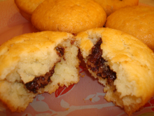 Muffins coco au cœur Nutella