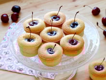 Mini-moelleux à la cerise