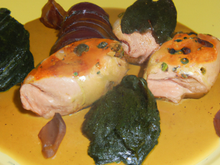 Filets de dinde sauce piquante