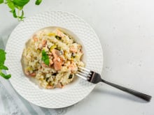 Risotto au saumon au Companion