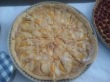 Tarte amandine aux pêches