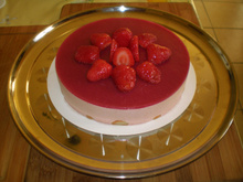 Bavarois à la fraise rapide