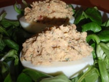 Œufs farcis aux sardines