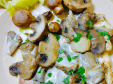 Rôti de dindonneau aux champignons