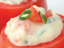 Petites tomates farcies de fraicheur
