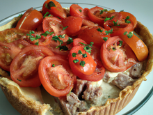 Quiche thon - tomate