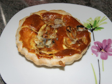 Tartelettes au roquefort et échalotes