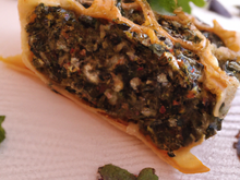 Feuilleté à la tapenade