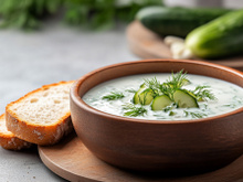 Soupe froide de concombre