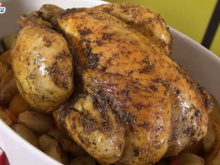 Poulet Secrets du Rôtisseur et ses pommes grenailles