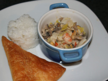 Cassolettes de fruits de mer aux petits légumes