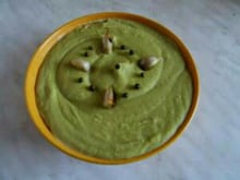 Purée de pois cassés au fumet de poisson