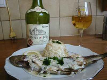Truite au vin jaune