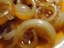 Oignons confits au miel