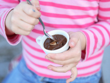Petits pots de crème au chocolat sans lactose