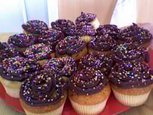 Cupcakes chocolat-noix de coco