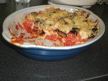 Lasagnes poulet-aubergines
