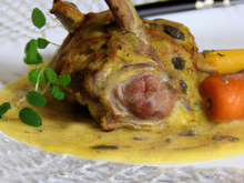 Lapin moelleux à la moutarde