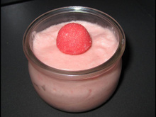 Mousse aux fraises Tagada classique