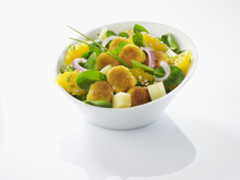 Salade d'agrumes à la polenta