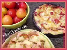 Clafoutis gourmand aux petites prunes