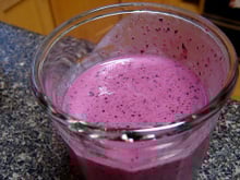 Smoothie framboise-banane