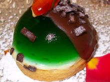 Mignardise After Eight sur son sablé