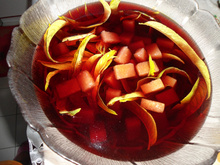 Vin aux feuilles de pêcher