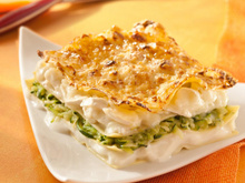 Lasagnes aux courgettes et au fromage de chèvre