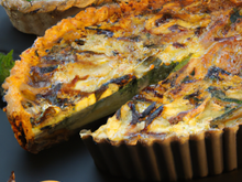 Quiche safranée aux fruits de mer