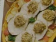 Tranches de cabillaud farcies