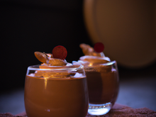 Mousse au chocolat et à la crème de marron