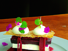 Mille-feuilles de betterave et fromage frais