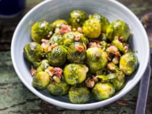 Choux de Bruxelles aux lardons au Thermomix