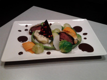 Magret de canard en croûte de chocolat