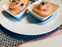 Mousse de châtaignes au saumon fumé