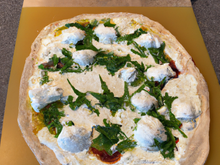 Pizza ricotta mascarpone